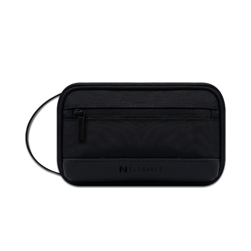 Fashion Men'S Hand Bag Business Pu Messenger Multi-Pocket - Black