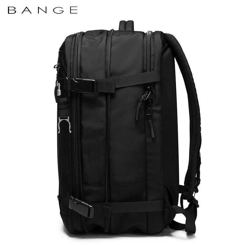 Bange 22039 Smart Nylon Men Black Anti Theft Travel Laptop Backpacks