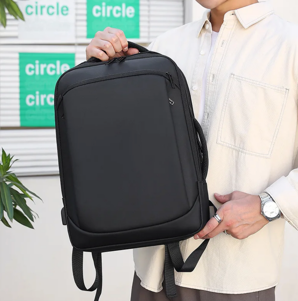 Backpack Business Travel Laptop 15.6 Inch With Usb Black