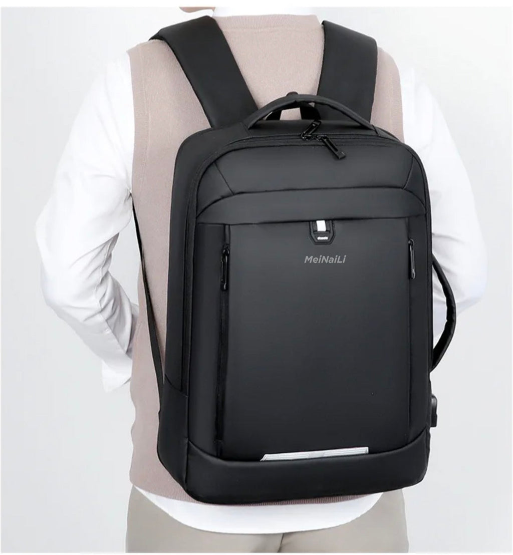Meinaili AT-8 Business Laptop Backpack Waterproof Notebook For Men Usb Charging