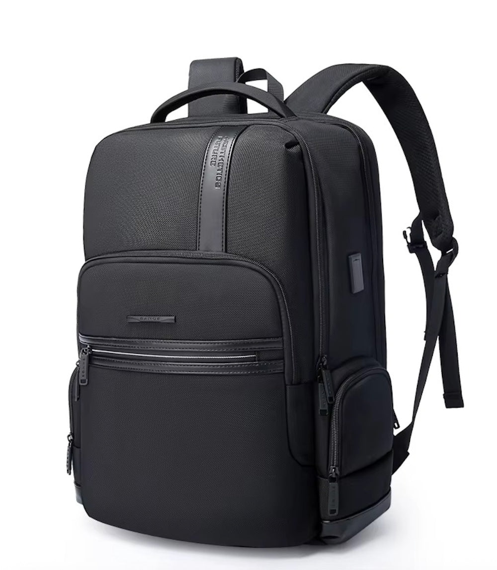Bange Usb Waterproof Travel Custom Men Casual Laptop Backpacks Model 2603 Black