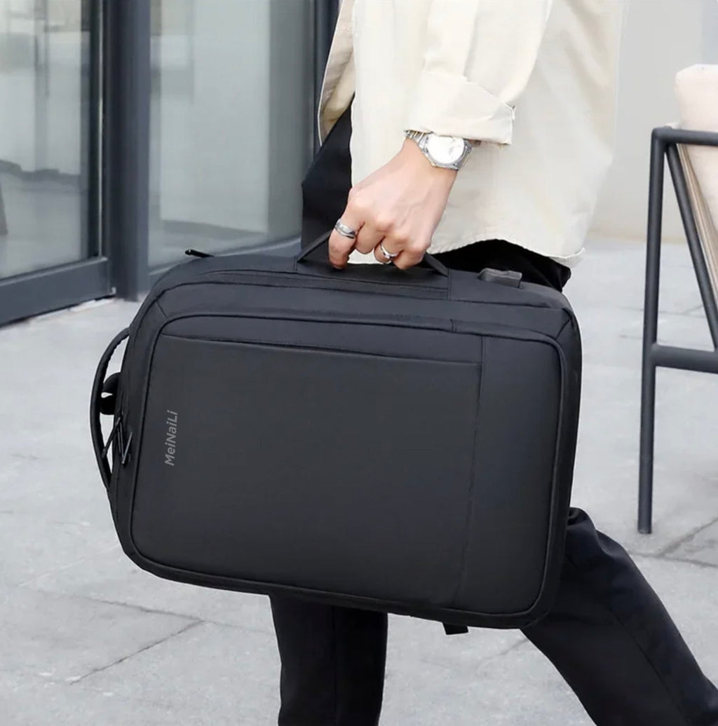 Meinaili AT-3 Large Capacity Waterproof Computer Backpack Business Travel Black