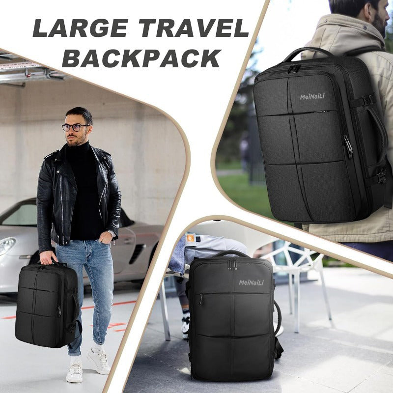 Meinaili 3727 – 40L – Business Luggage Backpack (Black)