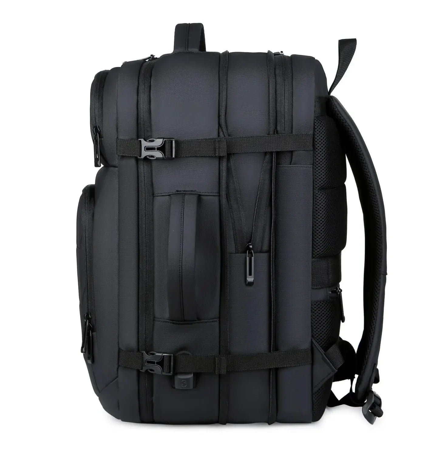 Meinaili Expandable Men’s 17 Inch Laptop Waterproof Business Backpack with USB AT-12