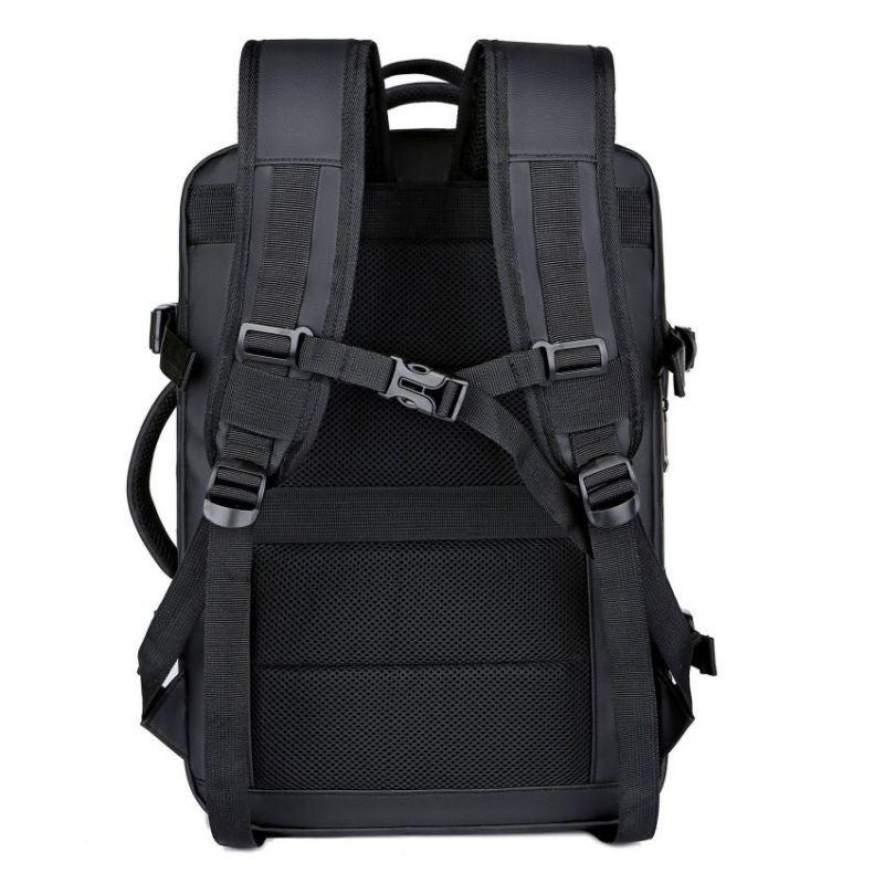 Men'S Business Waterproof Multi-Function Backpack Usb Charging 17 "Laptop Bag