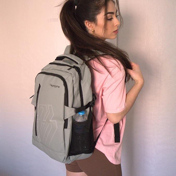 Step On The Brave 15 Inch Business Laptop Backpack Waterproof Ad-03 Grey