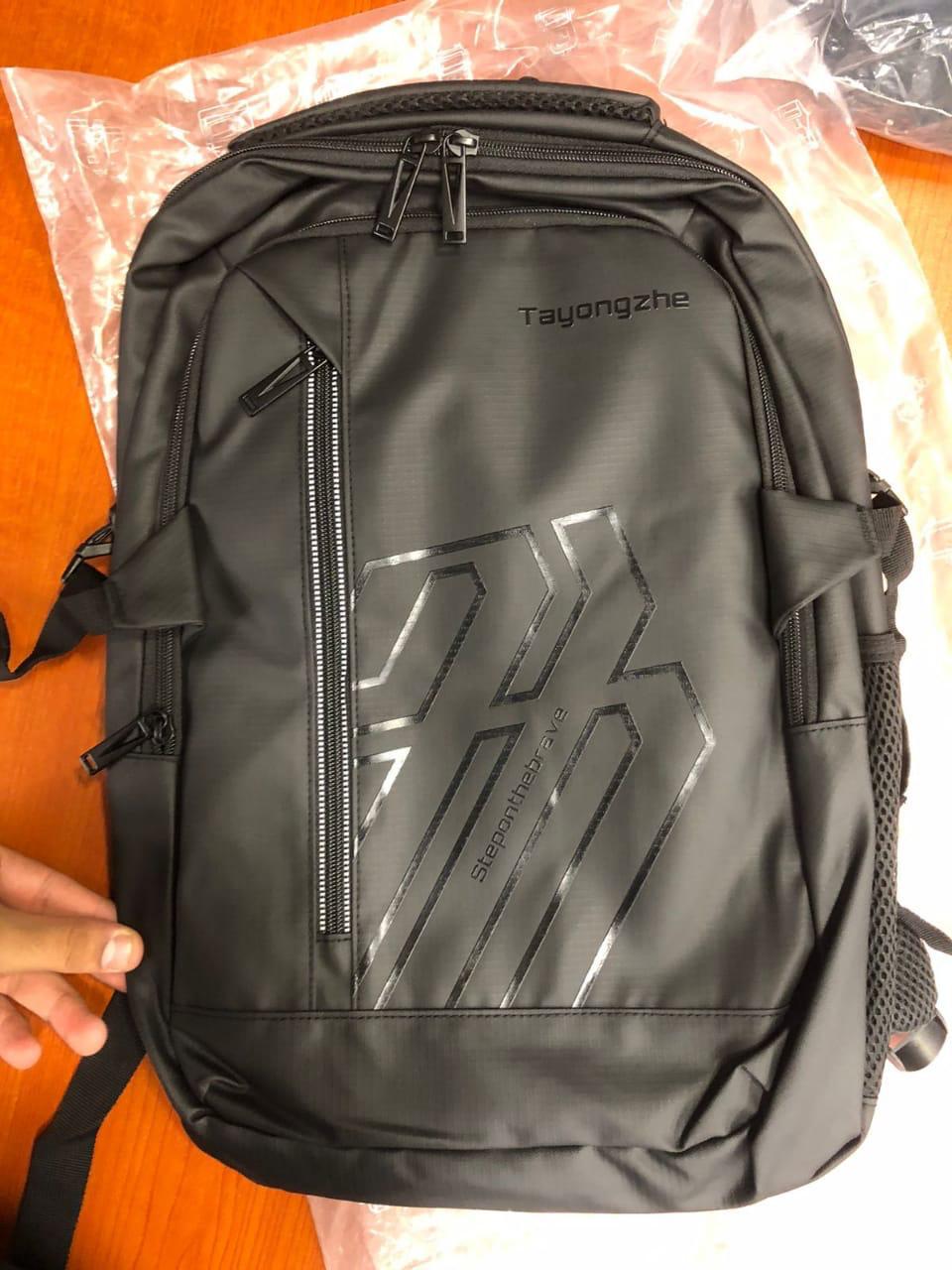 Step On The Brave 15 Inch Business Laptop Backpack Waterproof Ad-03 Grey