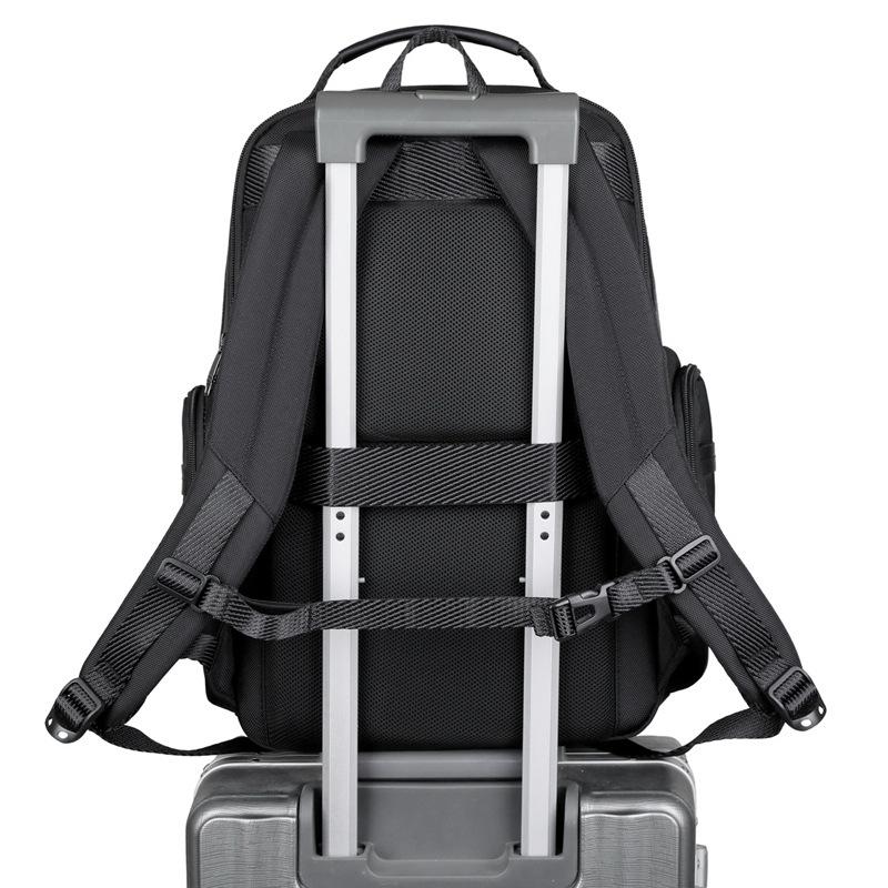 High Quality Men'S Backpack Large Capacity 17.3 Inch Laptop Male Handbag Rucksack Outdoor Tummy 83048 Black