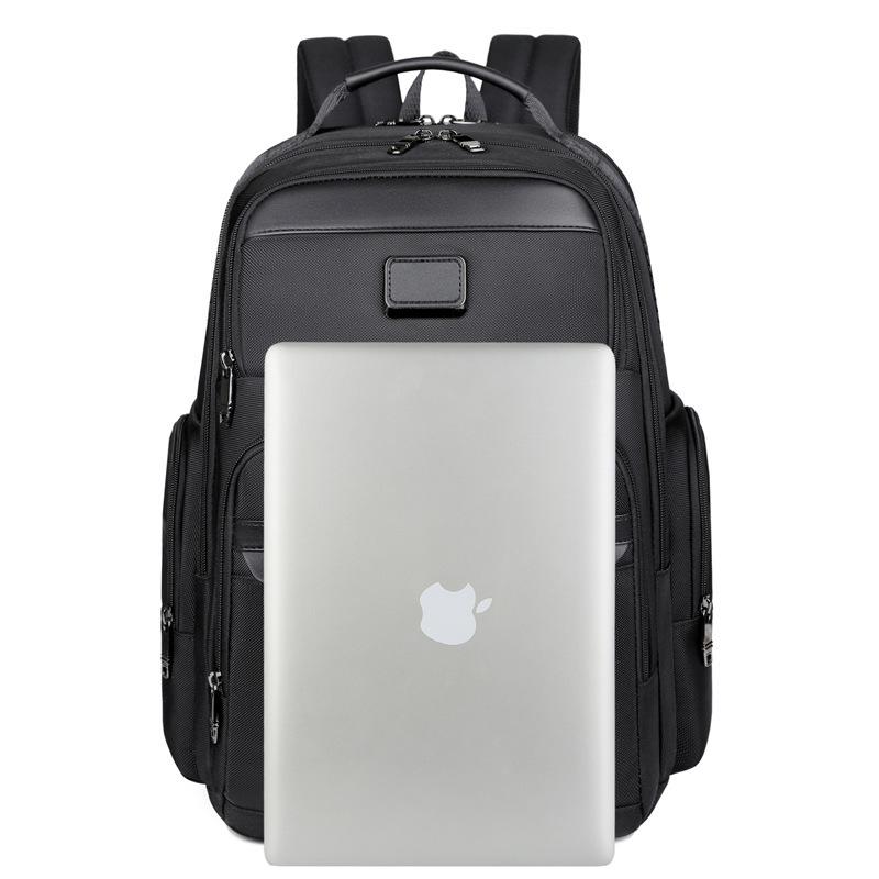 High Quality Men'S Backpack Large Capacity 17.3 Inch Laptop Male Handbag Rucksack Outdoor Tummy 83048 Black