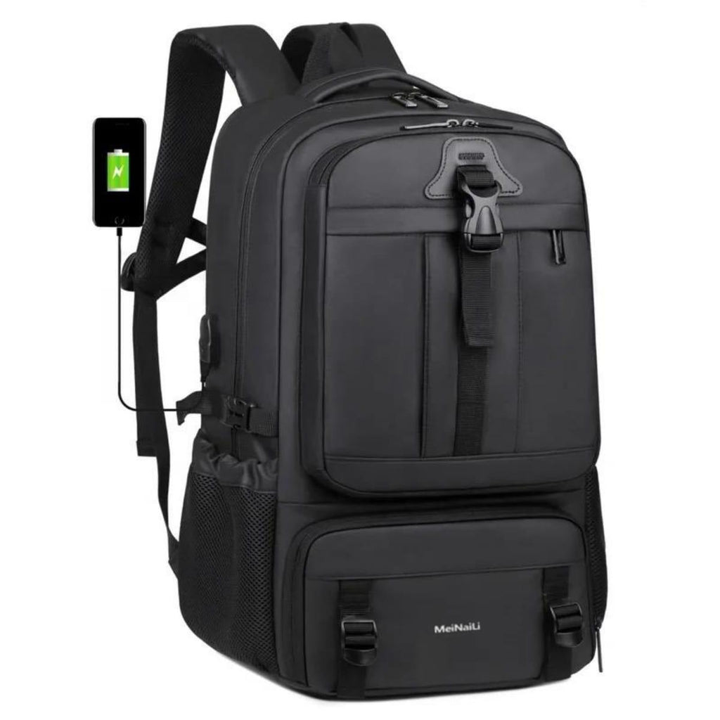 Meinaili AT-7 Large Capacity Waterproof Computer Backpack Business Travel Black