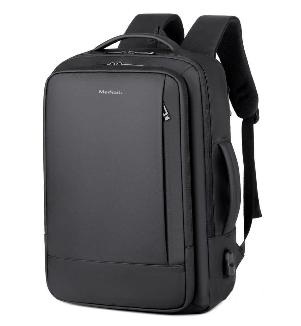 Meinaili AT-3 Large Capacity Waterproof Computer Backpack Business Travel Black