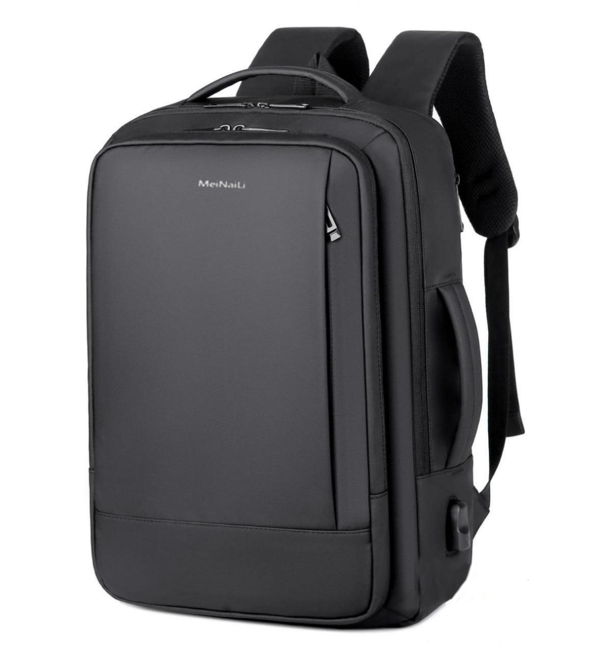 Meinaili AT-3 Large Capacity Waterproof Computer Backpack Business Travel Black