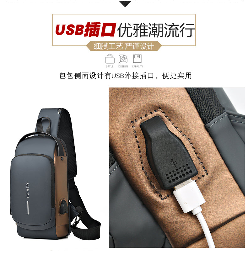Anti A.AC02 – Sling Crossbody Bag (Black)