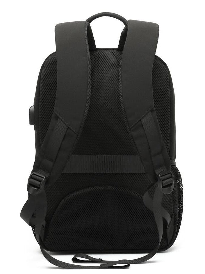 Anti Theft Travel Backpack, Business Laptop Backpack, College Student Book Bag With Usb Charging Port, Black 10008 15inch