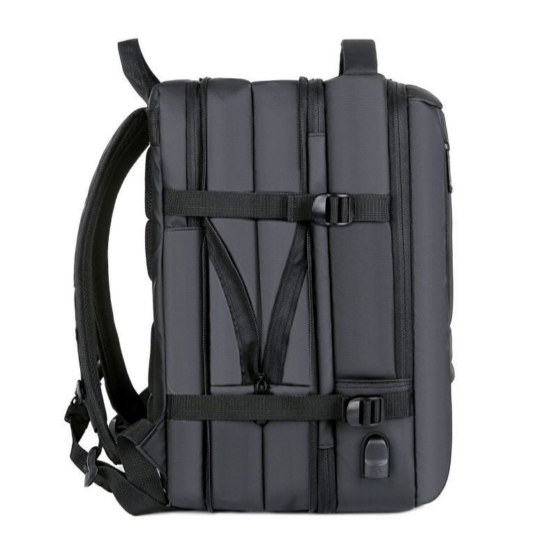 Men'S Business Waterproof Multi-Function Backpack Usb Charging 17 "Laptop Bag