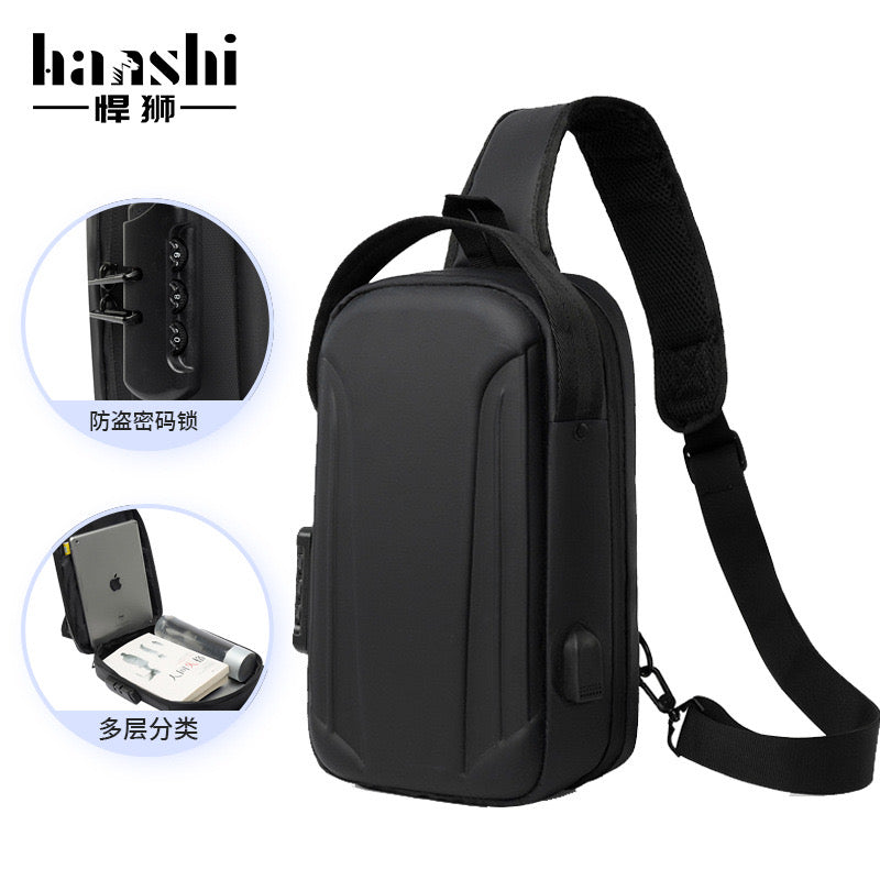 Crossbody Sling Chest Daypack Original High Quality Bag 8881 - Black