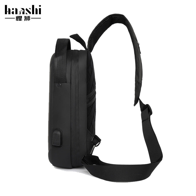 Crossbody Sling Chest Daypack Original High Quality Bag 8881 - Black