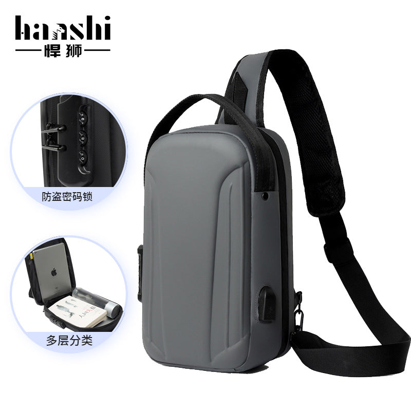 Crossbody Sling Chest Daypack Original High Quality Bag 8881 - Grey