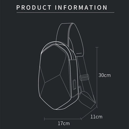 Bange BG 7213 – Sling Crossbody Bag (Black)