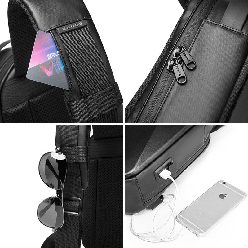Bange BG 7213 – Sling Crossbody Bag (Black)