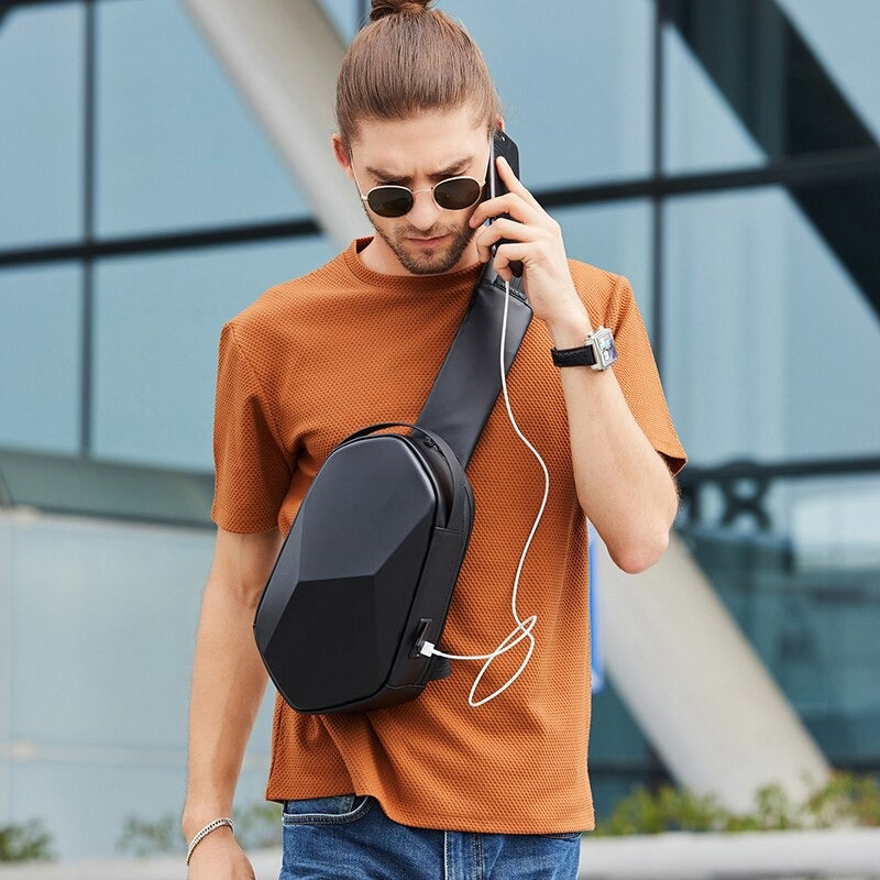 Bange BG 7213 – Sling Crossbody Bag (Black)
