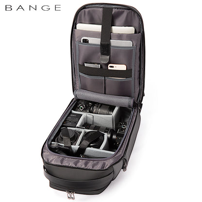 BANGE BG-7277 – Waterproof Camera Backpack for Photographers (Black)
