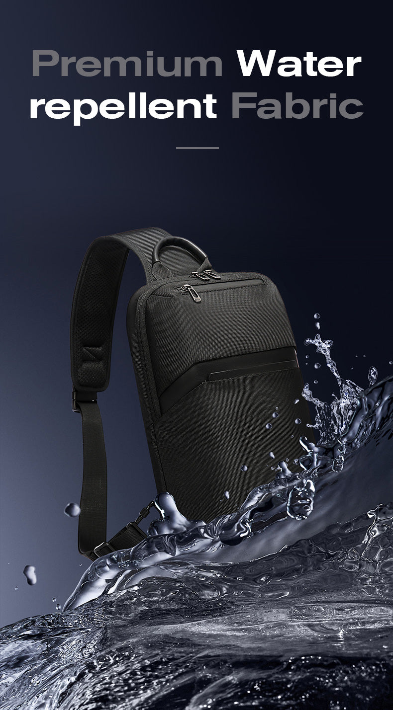 Bange Multifunctional Waterproof Sling Shoulder Men Bag Bg 7719 Black