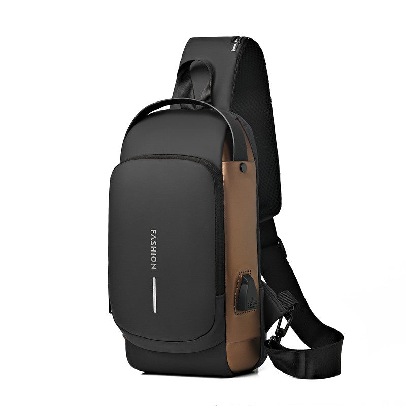 Anti A.AC02 Black x – Sling Crossbody Bag (Gold)