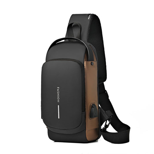 Anti A.AC02 Black x – Sling Crossbody Bag (Gold)
